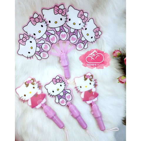 QUẠT XẾP Mini Hoạt Hình HELLO KITTY