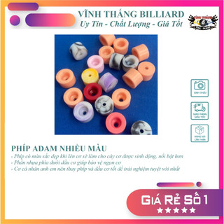 Phíp cơ bida adam nhập khẩu nhiều màu sắc - cơ cá nhân anh em nên thay phíp và đầu cơ tốt để trải nghiệm tuyệt vời nhất