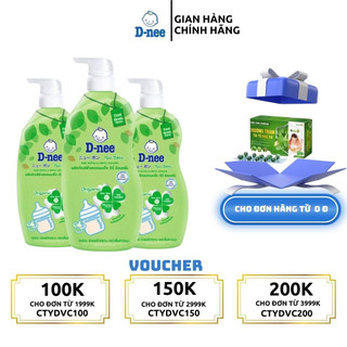 Nước rửa bình/ xúc bình sữa Dnee Thái Lan 600ml XL