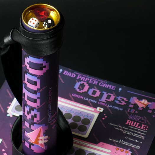 Bảng game OOPS BADPAPER  game tình yêu "Cùng Nhau Cào Hình Cùng Nhau Chạm Đỉnh"