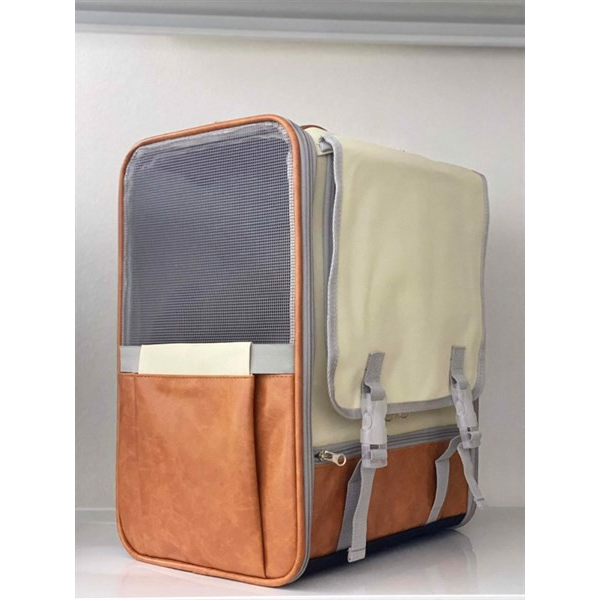 Balo Thời Trang Oxford Cao Cấp Vận Chuyển Chó Mèo Dưới 10Kg