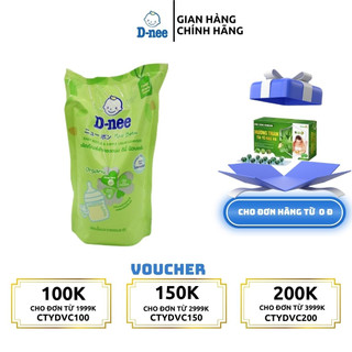 Nước xúc bình sữa Dnee, rửa bình sữa Dnee dạng túi 550ml !!!