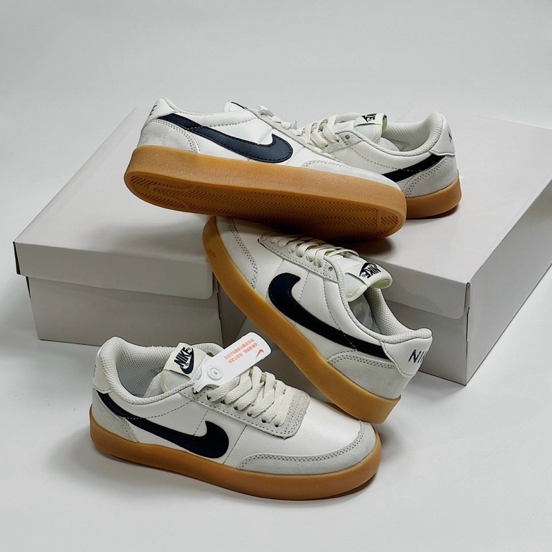 Giày thể thao_Nike Killshot 2 Midnight Navy, Trắng Kem Logo Xanh Navy Vintage bản Like.au cao cấp nhất Fullboxbill