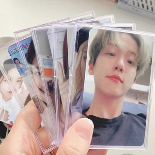 combo 10 Toploader a7 đựng ảnh idol, bảo vệ thẻ card, toploader decor