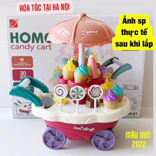 Đồ Chơi Xe Bán Kem, Xe Bán Kem 2 Tầng Loại To Loại 1: Có Đèn, Có Nhạc Hấp Đẫn Cho Bé Vui Chơi Và Khám Phá