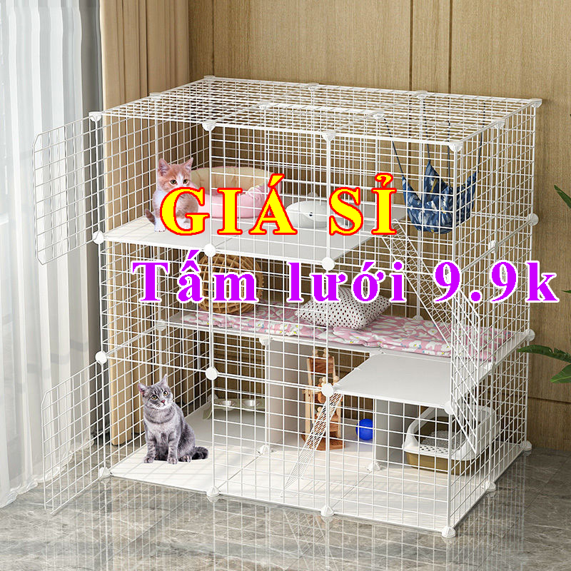 - Miếng Lưới Ghép 35x35cm Các Loại - Lắp Ghép Chuồng Mèo, Quây Chó, Chuồng Thú Cưng