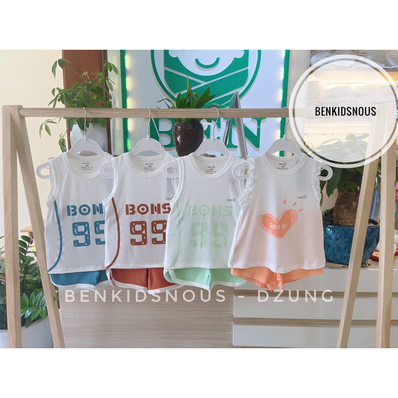 Bộ ba lỗ - sát nách Bons99 vải thun tăm