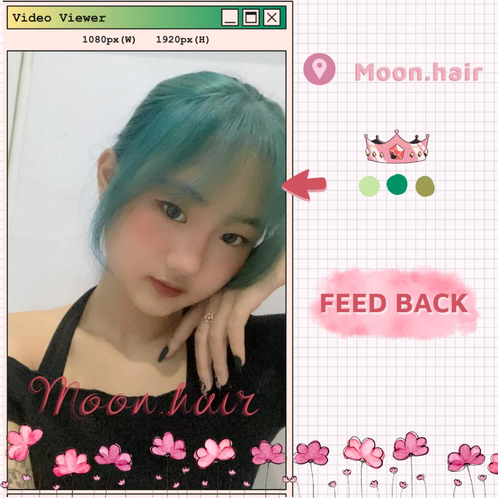 Thuốc nhuộm tóc XANH MINT | Kèm Oxy, viên dưỡng, bao tay, mũ trùm | Bạc Hà