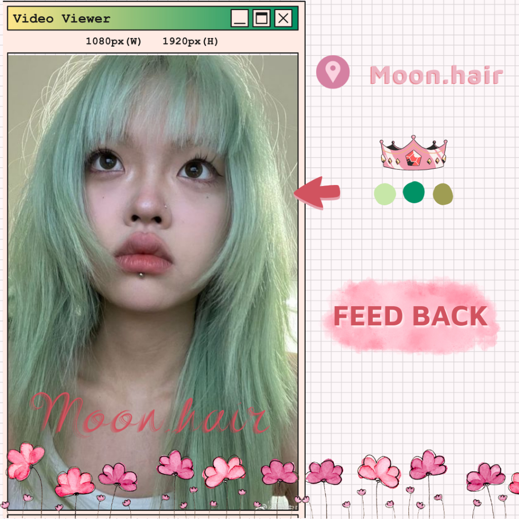 Thuốc nhuộm tóc XANH MINT | Kèm Oxy, viên dưỡng, bao tay, mũ trùm | Bạc Hà