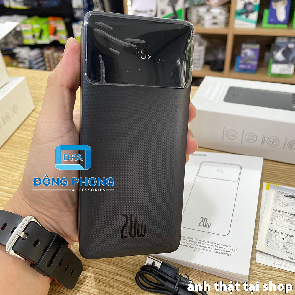 Pin Sạc Dự Phòng Baseus Bipow 30000mAh Chính Hãng