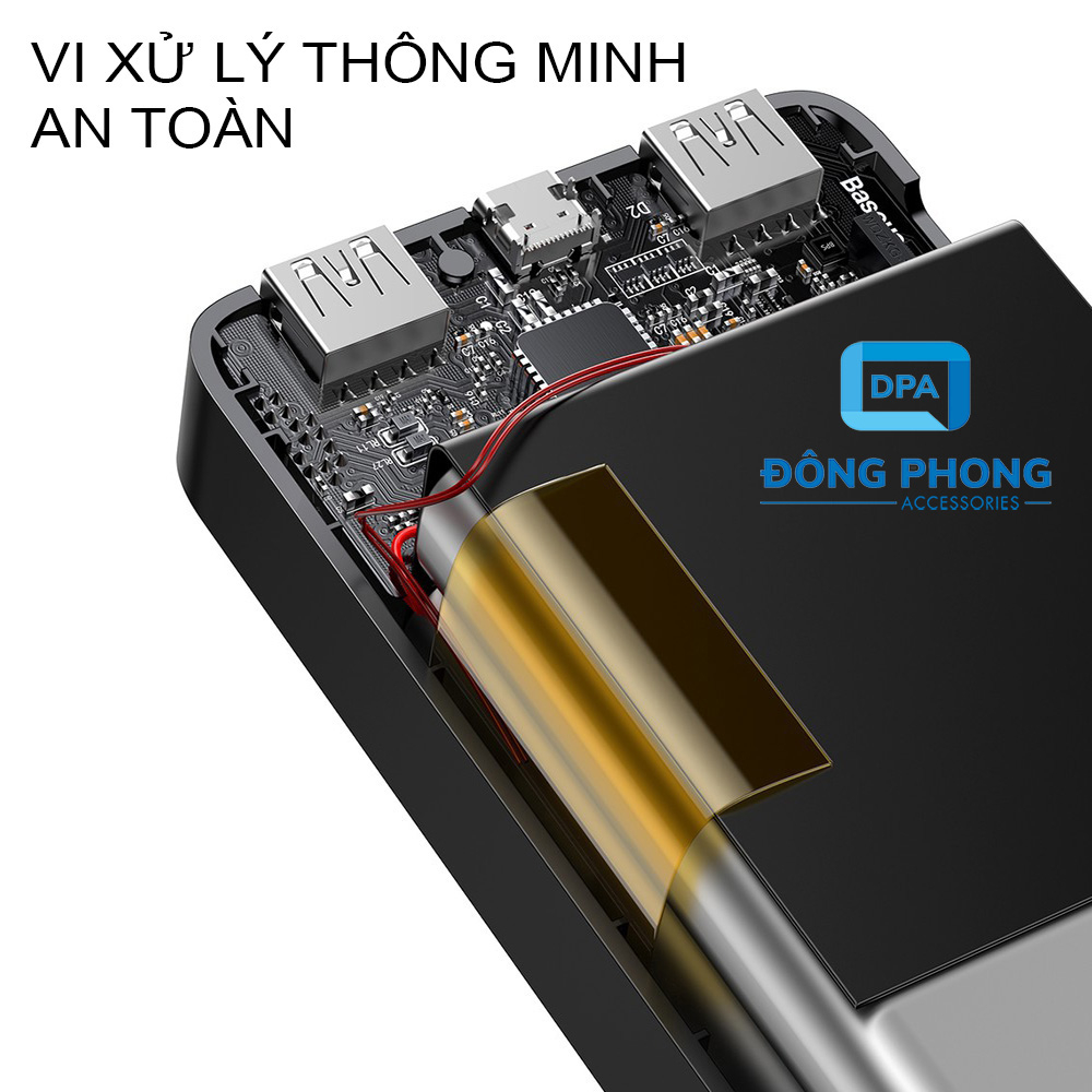 Pin Sạc Dự Phòng Baseus Bipow 30000mAh Chính Hãng