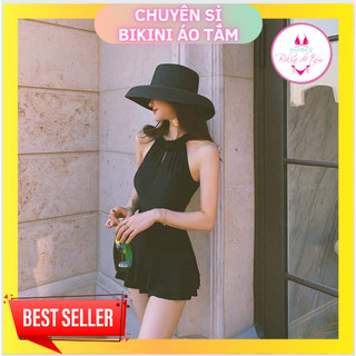 Bikini đi biển cổ yếm-Chuyên sỉ bikini áo tắm