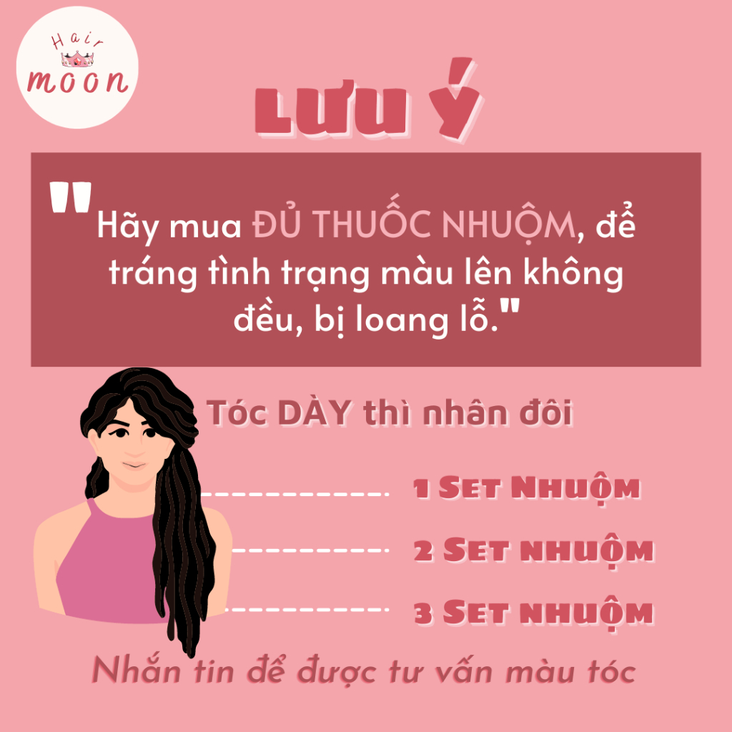 Thuốc nhuộm tóc màu NÂU RÊU TRẦM | Kèm Oxy, viên dưỡng, bao tay, mũ trùm | Xanh Lá
