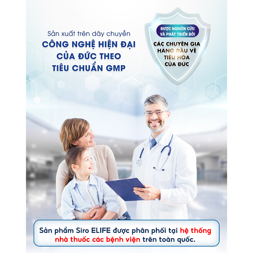 Siro Elife cải thiện biếng ăn, lười ăn, tiêu hóa khỏe, tăng cân và chiều cao Hộp 20 gói cho trẻ và bé từ 6 tháng trở lên