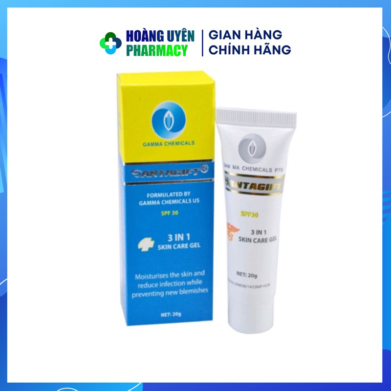 Gel hỗ trợ giảm mụn Santagift 20g