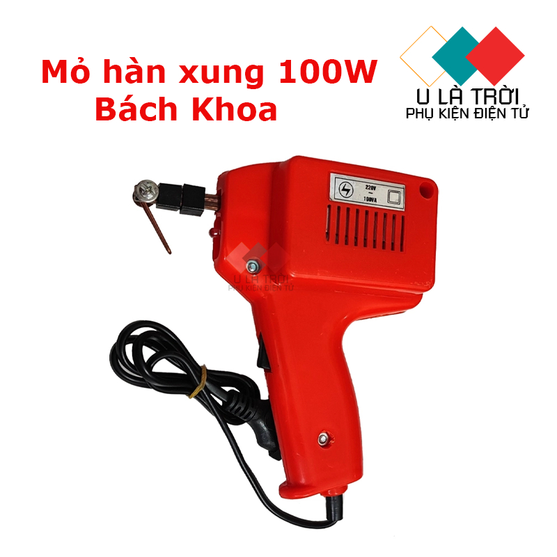 Mỏ hàn xung 100W 220V Bách Khoa, máy hàn xung cầm tay 100W nóng chảy nhanh