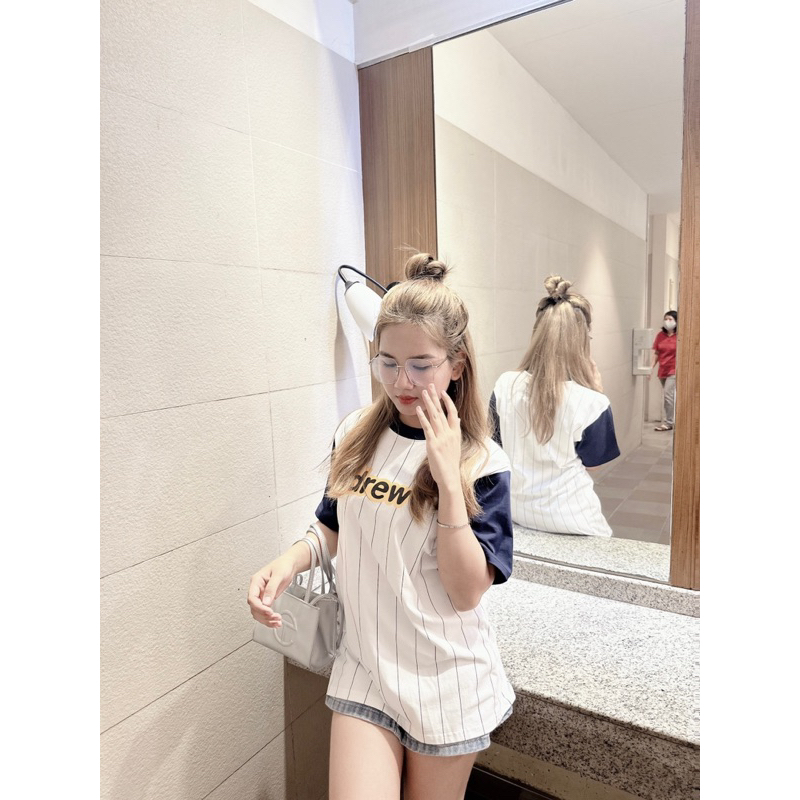 Áo thun DR Secret Pinstripe Navy  hàng cao cấp loại 1 full bao bì tag & mác | BigBuy360 - bigbuy360.vn