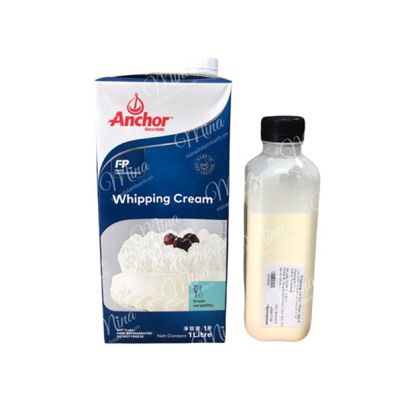 Kem sữa tươi Whipping Cream ANCHOR 250ml - [Chỉ ship Hoả Tốc Hà Nội]
