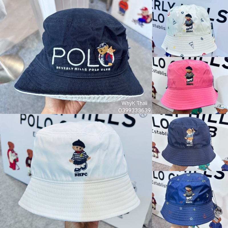 Nón Gấu Thái Lan Beverly Hills Polo Club Bucket Bear