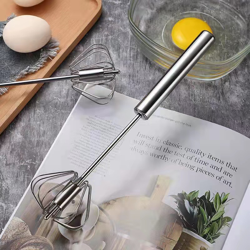 Cây Đánh Trứng 3 trong 1 Tạo Bọt Cà Phê Trộn Bột Khoáy Caffe Ấn Càng Nhanh Quay Càng mạnh 35cm Hàng Loại To