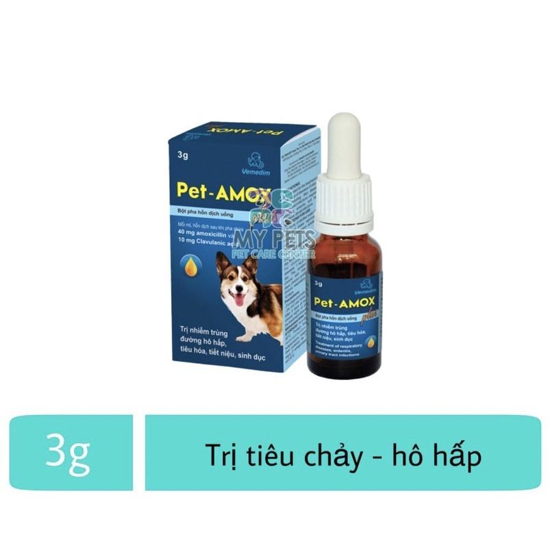 Vemedim Pet Amox plus - Hỗ Trợ Tiêu Chảy, Hô Hấp, Vết Thương ở Thú Cưng