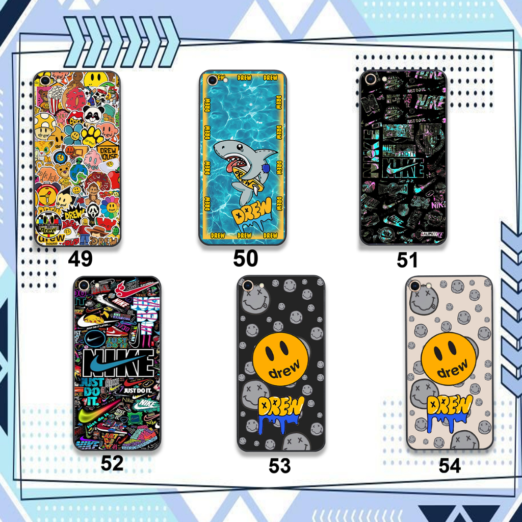Ốp Iphone 6 / 6 Plus / 7 / 8 in hình họa tiết dreww , nikee phong cách đẹp hot trend