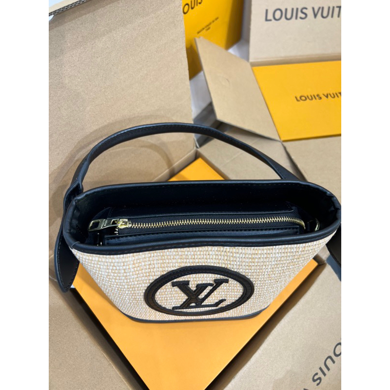 Túi Xách LV Petit Bucket Nâu Đen Size 24  -  By Anh Dinh Phuong