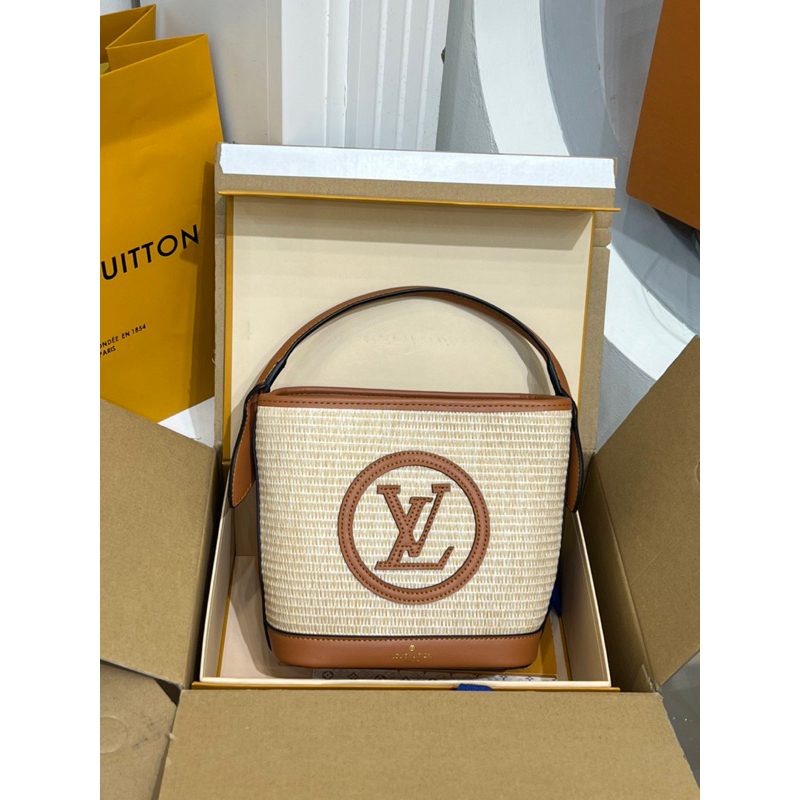 Túi Xách LV Petit Bucket Nâu Đen Size 24  -  By Anh Dinh Phuong
