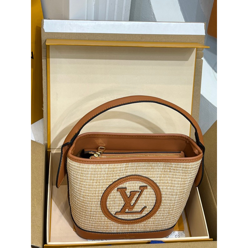 Túi Xách LV Petit Bucket Nâu Đen Size 24  -  By Anh Dinh Phuong