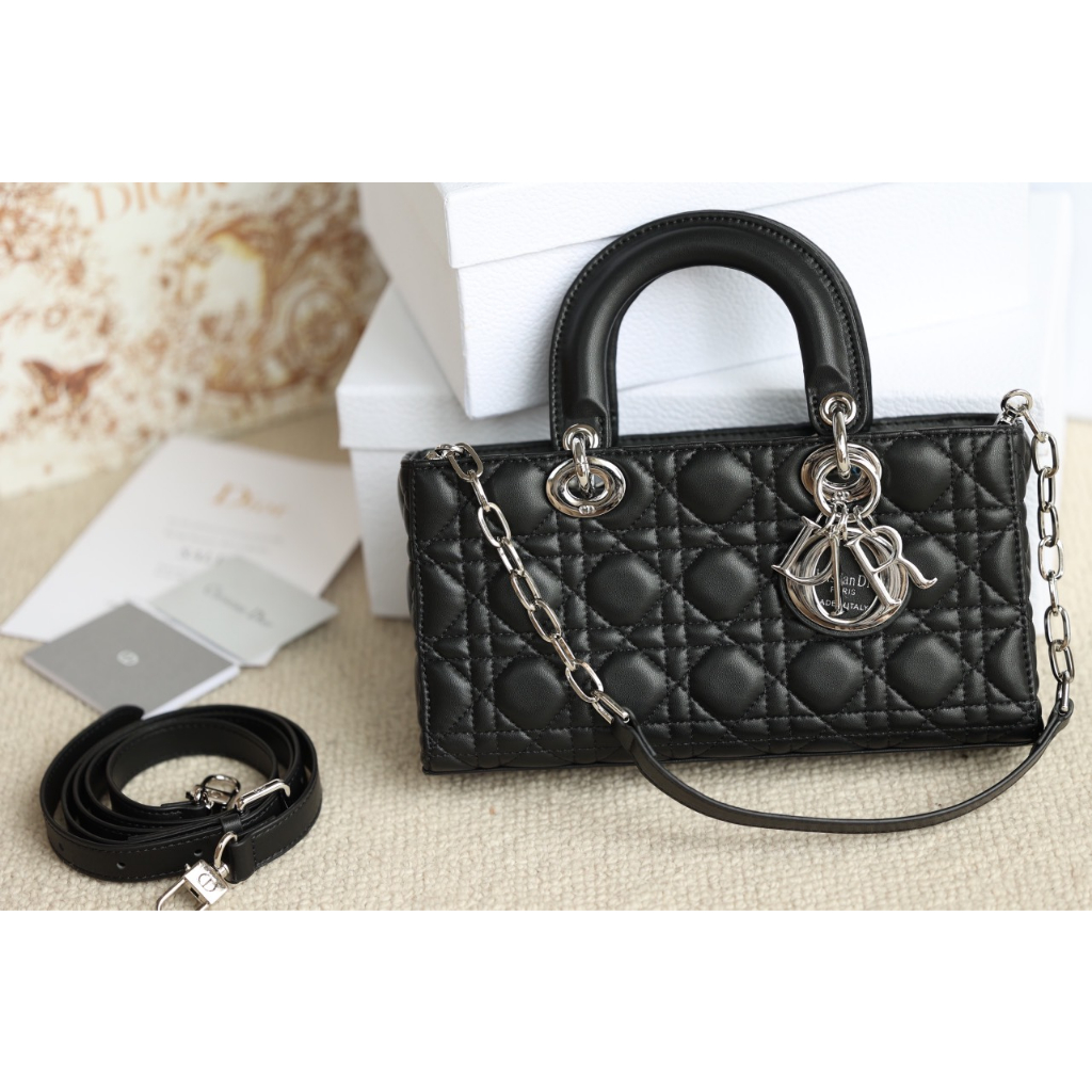 TÚI CD LADY JOY SZ25 DA BÒ