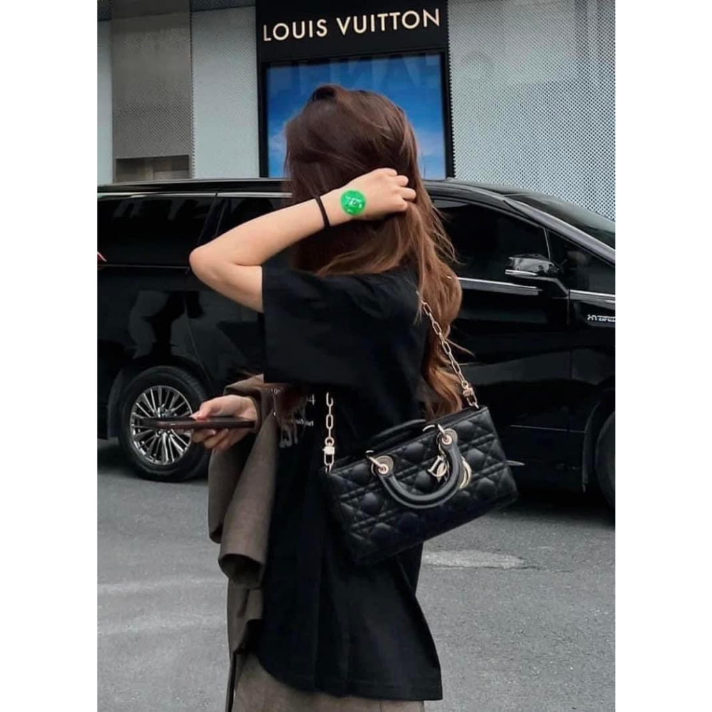 TÚI CD LADY JOY SZ25 DA BÒ