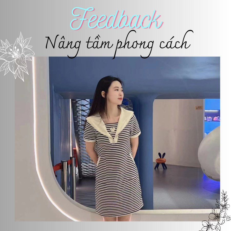 Váy Nữ Thiết Kế Dáng Suông V95, Váy Kẻ Có Túi Có Khóa Cổ In LoGo Phong Cách Hàn Quốc Trẻ Trung | BigBuy360 - bigbuy360.vn