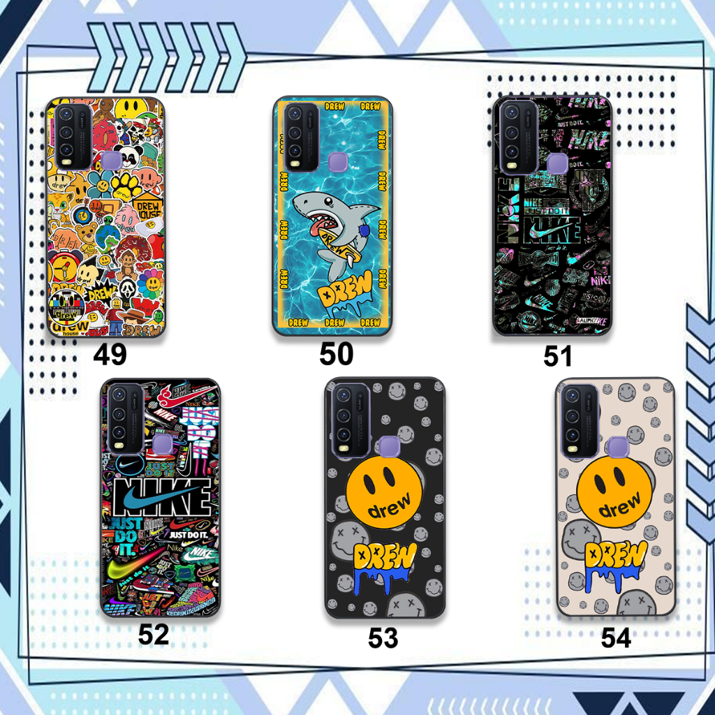 Ốp Vivo Y50 / Y50S / Y30 in hình dreww , nikee phong cách đẹp hot trend