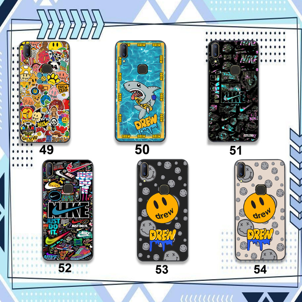 Ốp Vivo V11 / V11i / V9 / y85 in hình dreww , nikee phong cách đẹp hot trend