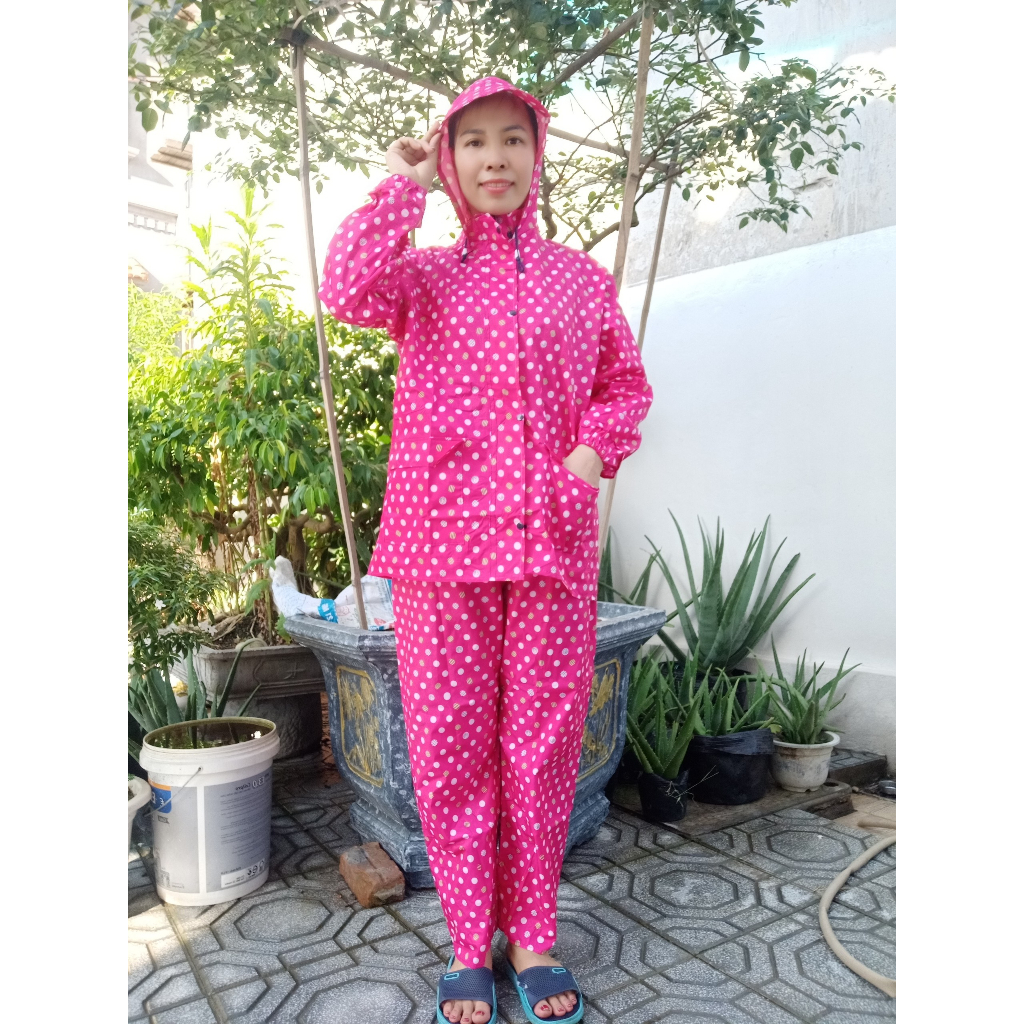 Bộ áo đi mưa CAO CẤP vài dù họa tiết 55KG - 68KG. size 2xl . HÀNG SẴN - ĐƯỢC LỰA  MẪU