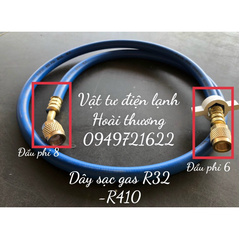 Dây sạc gas máy lạnh r32- R410a loại tốt/ vật tư điện lạnh hoài thương