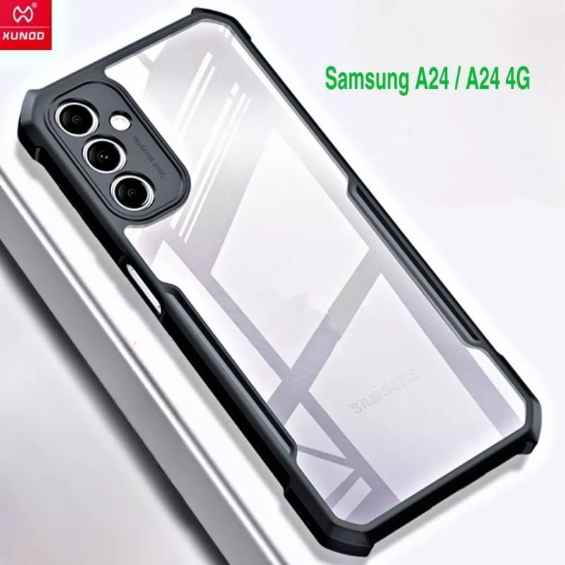 Ốp lưng xundd samsung A24 lưng trong viền Tpu chống sốc.