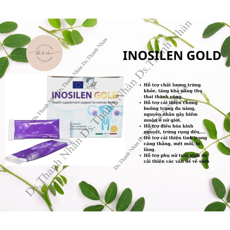 INOSILEN GOLD. Cải thiện tình trạng buồng trứng đa nang