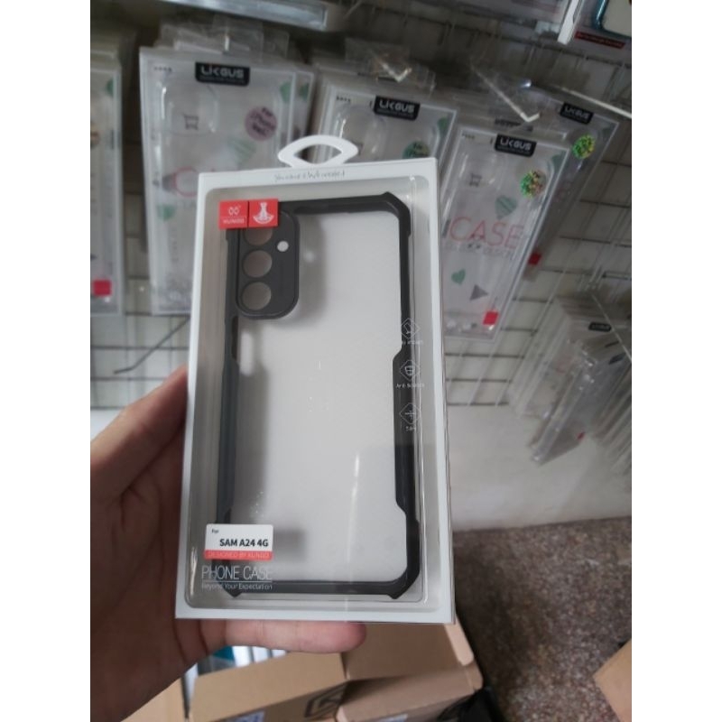 Ốp lưng xundd samsung A24 lưng trong viền Tpu chống sốc.