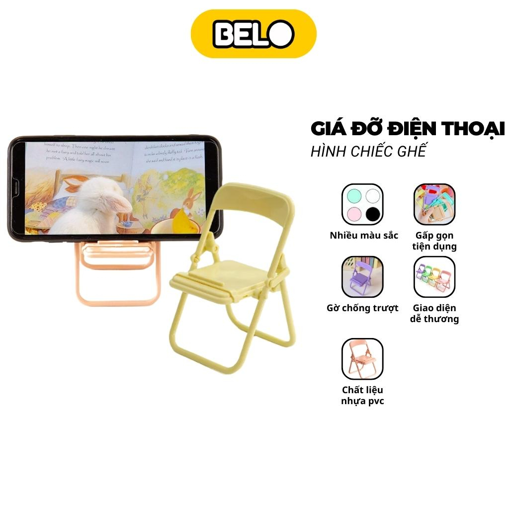 Giá đỡ điện thoại hình chiếc ghế nhiều màu sắc dễ thương – belo