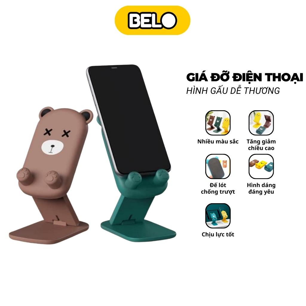 Giá đỡ điện thoại, máy tính bảng hình thú dễ thương  gấp gọn BG-02 – Belo