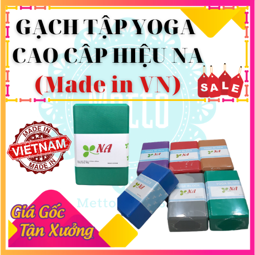 Gạch tập yoga cao cấp hiệu NA, dụng cụ tập gym yoga