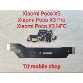 Cụm sạc zin , cáp nối main xiaomi poco x3 , xiaomi poco x3 pro , xiaomi poco x3 nfc