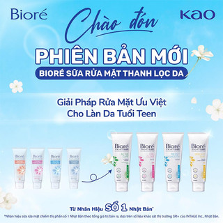 Sữa rửa mặt bioré thanh lọc da - ngừa mụn 50g và 100g