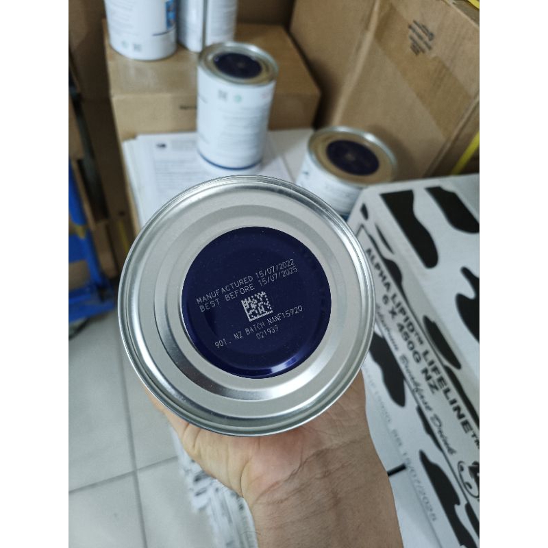 Sữa non alpha lipid 450g của New Zealand. nguyên mã code.