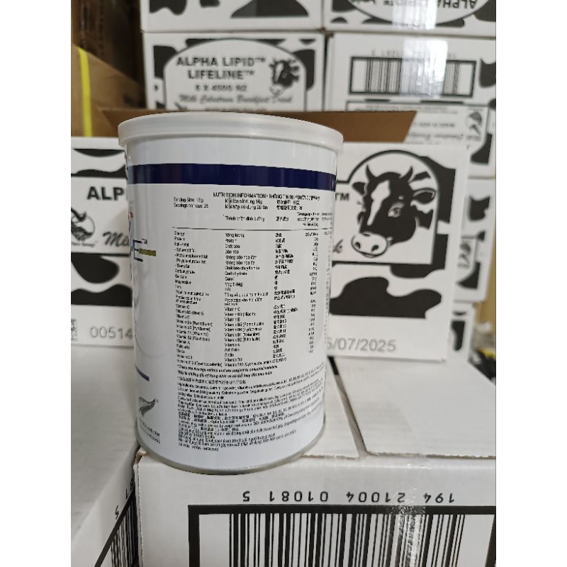 Sữa non alpha lipid 450g của New Zealand. nguyên mã code.