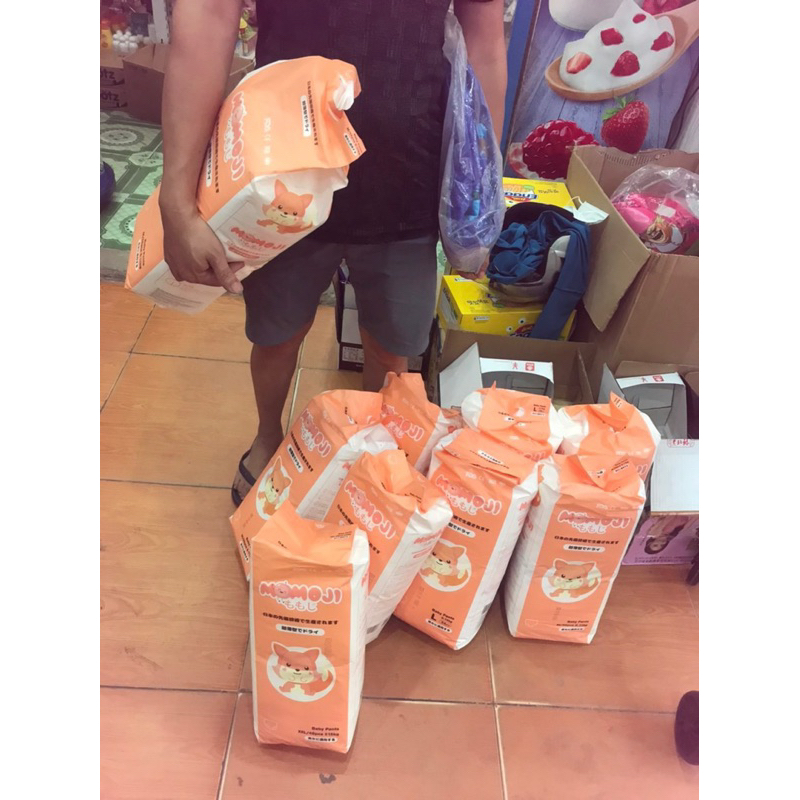 Tã Bỉm Momoji Siêu thấm hút NB64/S60/M56/L54/XL50/XXL48