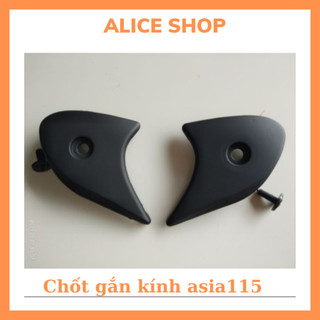 Nắp gắn mũ bảo hiểm Asia MT115, phụ kiện chốt gắn kính nón 115