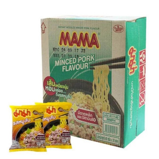 Thùng 30 gói mì thái mặn mama vị thịt bằm