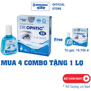 Dung dịch nhỏ mắt dr.ophtic - giúp đôi mắt sáng khoẻ - chính hãng